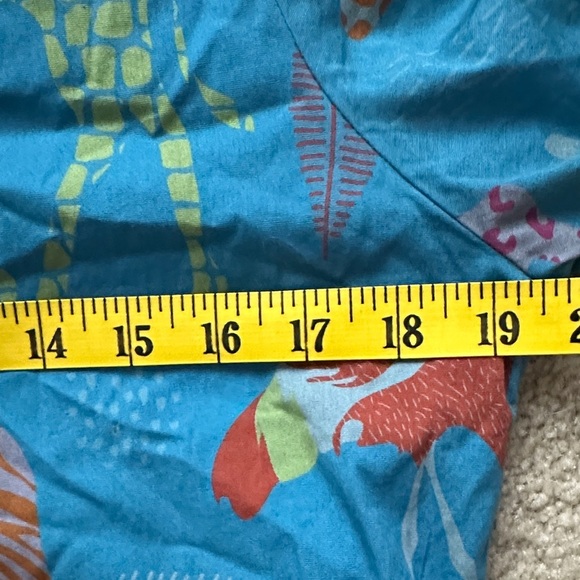 Sheridan French Colorful Animal Giraffe Print Midi Dress Women’s Small Cotton - Picture 7 of 9